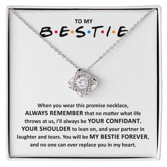 Bestie-Promise Necklace-Love Knot