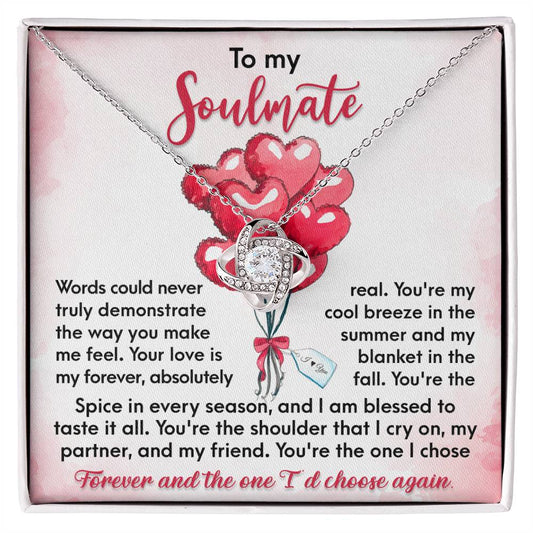 Soulmate - I Choose Forever/Soulmate/Wife/Birthday/Christmas/Anniversary/Valentines