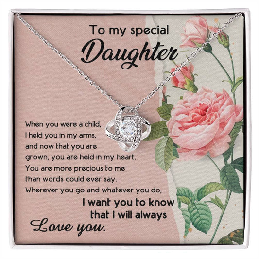 Daughter - In My Arms/Daughter/Birthday/Christmas/Valentines/Graduation/Just because