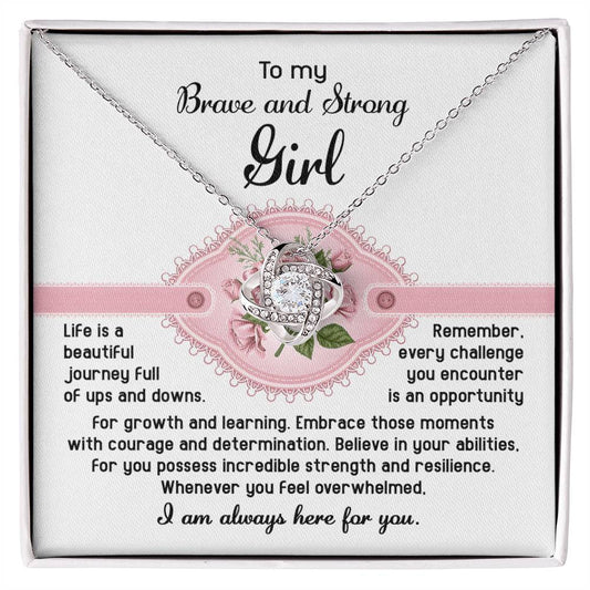 Daughter - Brave & Strong/Daughter/Birthday/Christmas/Valentines/Graduation/Just because