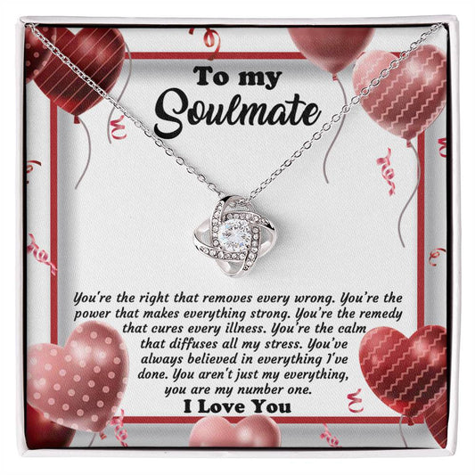 Soulmate - My Number One/Soulmate/Wife/Valentines/Christmas/Birthday/Anniversary