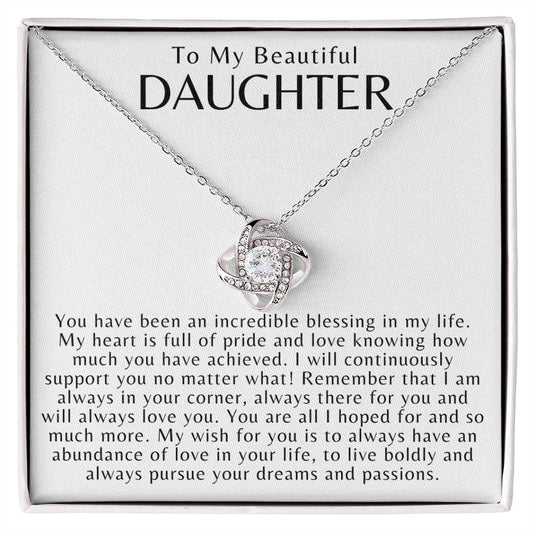 To My Beautiful Daughter/Birthday/Christmas/Graduation/Mother's Day/Just Because