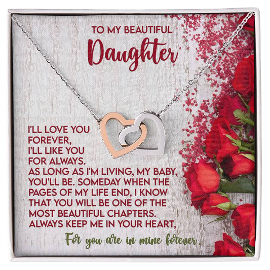 Daughter - Love you Forever /Daughter/Birthday/Christmas/Valentines/Graduation/Just because