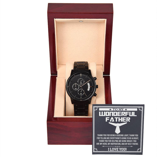 Dad - My Best Friend - Chronograph Watch/Father's Day/Christmas/Birthday/Valentines