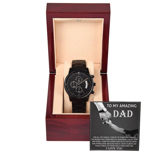 Dad - To Thank You - Watch/Father's Day/Birthday/Christmas/Valentines