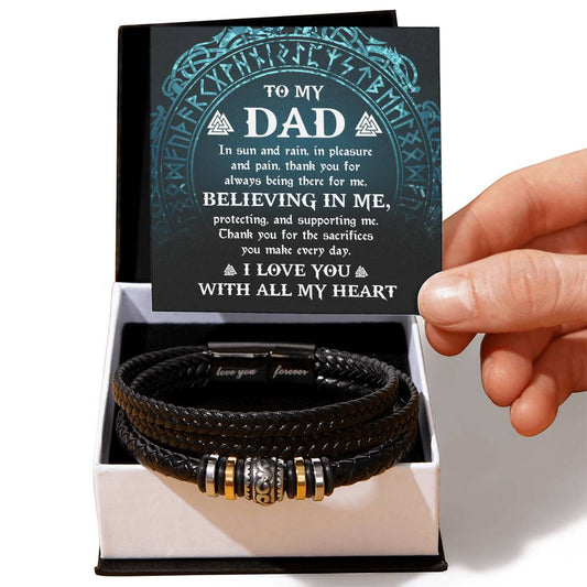 Dad - Pleasure and Pain -Bracelet/Father's Day/Christmas/Birthday/Valentines