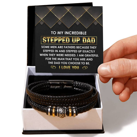 Step Dad - Choose to be - Bracelet/Father's Day/Birthday/Christmas/Valentines