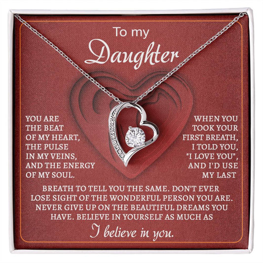 Daughter - of my heart /Daughter/Birthday/Christmas/Valentines/Graduation/Just because